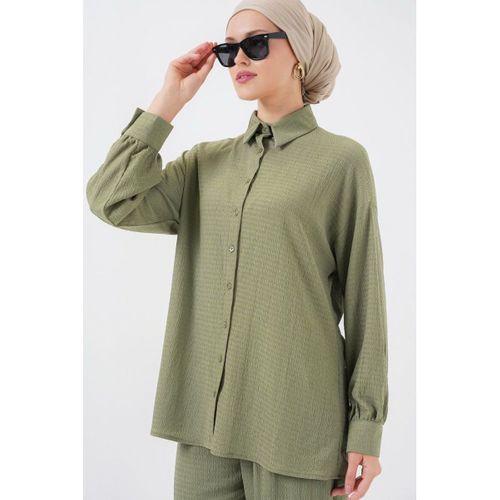 Örme Tesettür Alt Üst Takım 6711 - Çağla