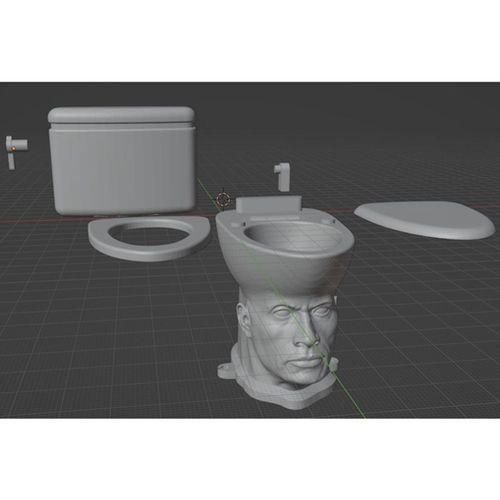 Dwayne The Rock Tuvalet (Bu ürün Sadece Plastik parçadır - Almadan Önce Soru Sorabilirsiniz)