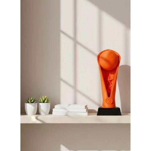 23cm Turuncu Basketbol Kupa Biblo Modern Ödül Dekor Ürünü