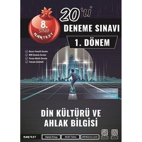 8. Sınıf Din Kültürü ve Ahlak Bilgisi 1. Dönem Mod 20 Deneme Nartest Yayınları