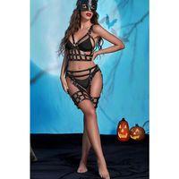 Fantazi Deri Göğüs Ve Jartiyer Harness Takım - Brf846