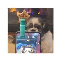 Phone Bone Throne TPU Köpek İkram Tutucu Cep Telefonları için (Bu ürün Sadece Plastik parçadır - Almadan Önce Soru Sorabilirsiniz)