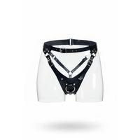 Siyah Kadın Kemer Deri Vücut Tokalı Aksesuar - Brf1281