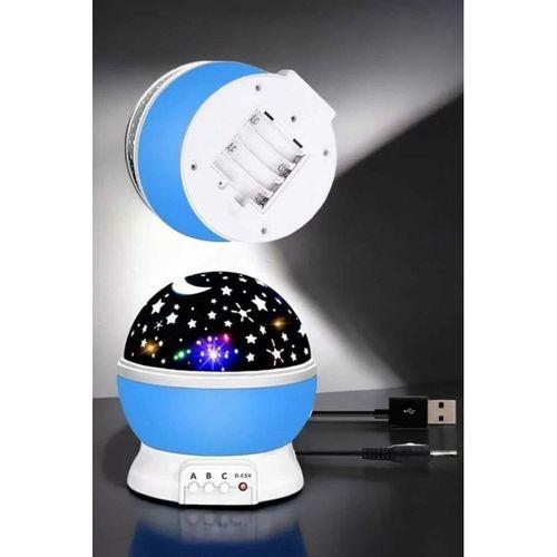 Yıldızlı Gökyüzü Projeksiyon Gece Lambası Hareketli Işık Şovu