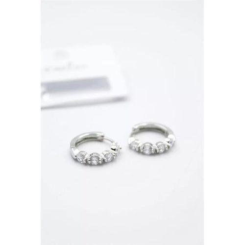 Taşlı Küpe - Gümüş