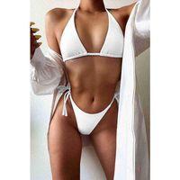 Bağlamalı Bikini Altı Beyaz