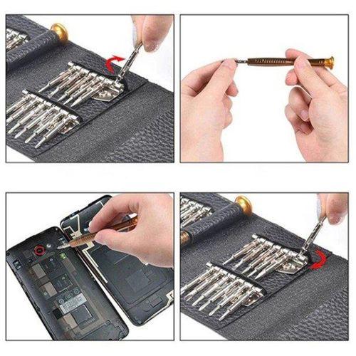 Zhltools 25+1 Bilgisayar Telefon Tamir Saatçi Küçük Mini Tornavida Seti