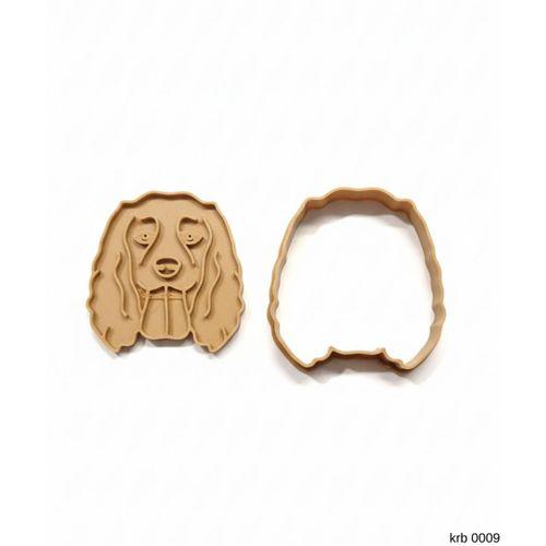 Cocker Spaniel Sekillendirici Kalip Kurabiye Hamur Kesici Oyun ve Seker Hamuru Seti