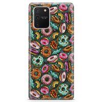 Samsung Galaxy A91 Kılıf Donutlar Arka Kapak Koruma Desenli Full Koruyucu