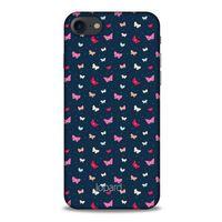 Apple Iphone 8 Kılıf Kelebek Etkisi (42) Rugged Armor Kılıf Mor Pembe