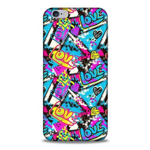 Graffitix (23) Desenli Silikon Kapak Apple Iphone 6S Kılıf