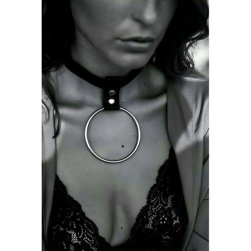 Büyük Halka Detaylı Şık Choker - APFT400