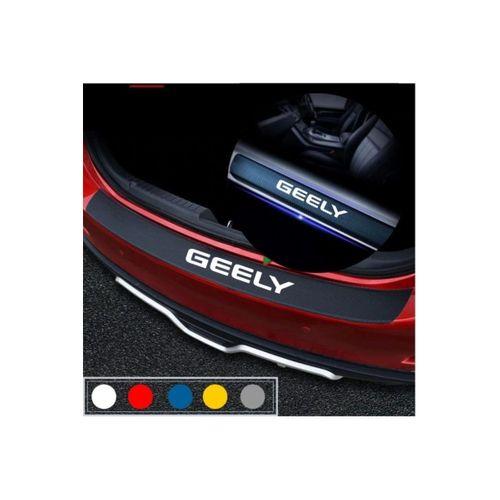 Geely İçin Uyumlu Aksesuar Oto Bagaj Ve Kapı Eşiği Sticker Seti Karbon