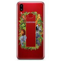 Samsung Galaxy A10s Kılıf Hayvanat Bahçesi Arka Kapak Koruma Desenli Full Koruyucu