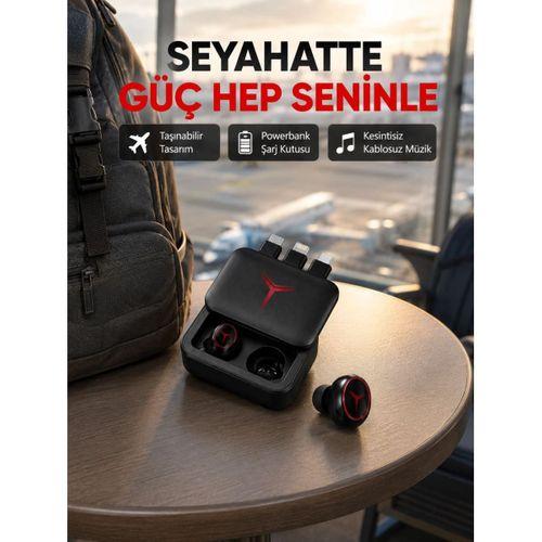 Bluetooth Powerbank Kulaklık – Kablosuz, Uzun Pil Ömrü, Dokunmatik Ve Yüksek Ses Kalitesi