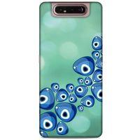 Nazarium (15) Desenli Silikon Kapak Samsung Galaxy A80 Kılıf