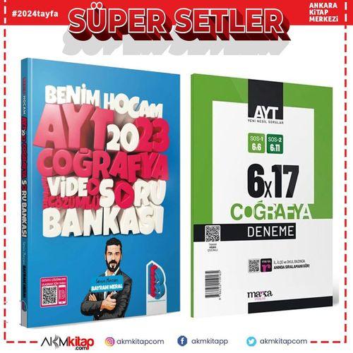 Benim Hocam 2023 AYT Coğrafya Soru Bankası ve Marka Deneme Seti 2 Kitap