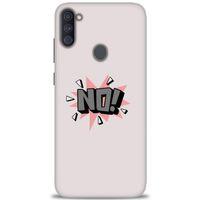 Samsung Galaxy M11 Kılıf HD Baskılı Kılıf - No + Tam Ekran Koruyucu