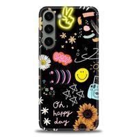 Samsung Galaxy S23 Plus Kılıf HD Baskılı Kılıf - Happy Day + Tam Ekran Koruyucu