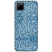 Oppo Realme C11 Kılıf Baskılı Özel Seri Taşlı (22) Tam Koruma Kılıfı