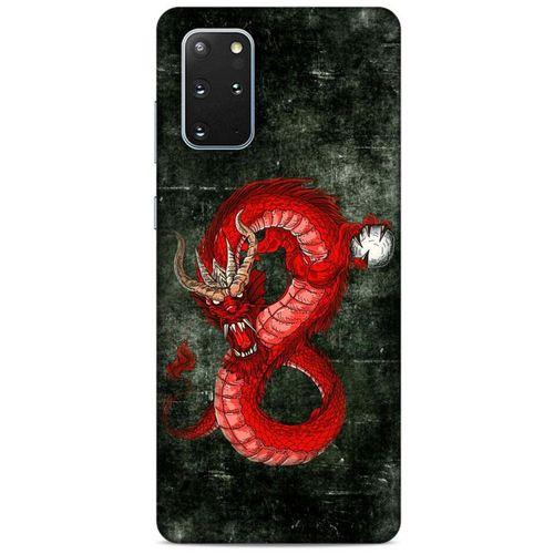 Samsung Galaxy S20 Plus Kılıf Dragons (23) Ultra Koruma Kılıfı Tatoo Kırmızı Ejderha