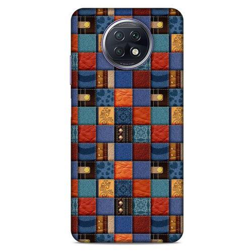 Lopard Xiaomi Redmi Note 9T Uyumlu Kılıf Patchwork (16) Kalın Kılıf