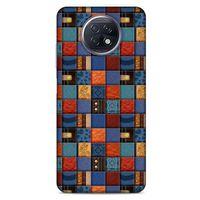 Lopard Xiaomi Redmi Note 9T Uyumlu Kılıf Patchwork (16) Kalın Kılıf