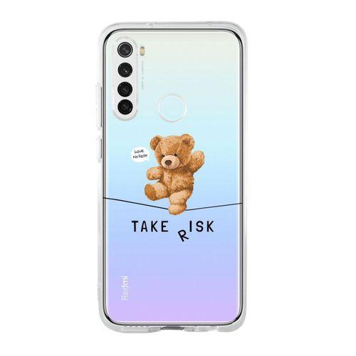 Xiaomi Redmi Note 8 Take Risk Premium Şeffaf Silikon Kılıf