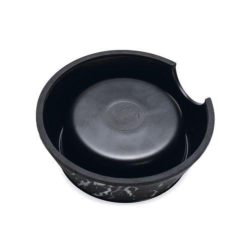 Beeztees DBL Köpek Mama Su Kabı, Mat Siyah Paslanmaz Çelik, Siyah Mermer Görünümlü, 14cm, 160ml