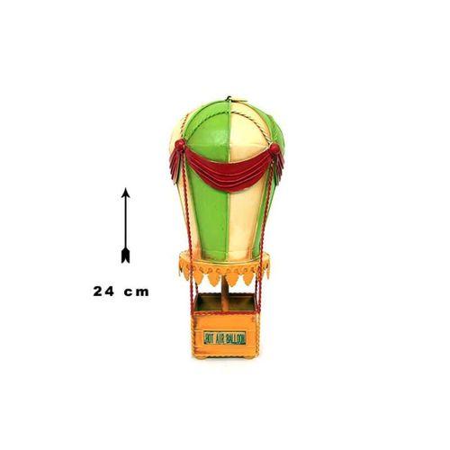 Dekoratif Metal Sıcak Hava Balonu Biblo Hediyelik