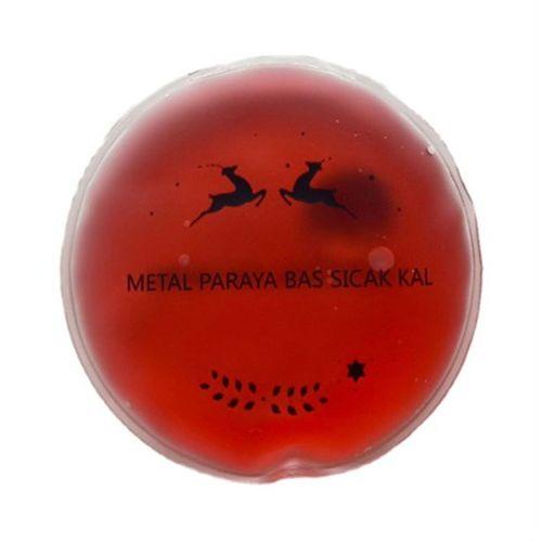 Kırmızı Ceylan Cep Sobası,El Isıtıcı,Sıcak Su Torbası Pvc 9Cm