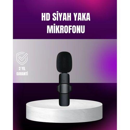 İphone Uyumlu Çift Mikrofonlu Kablosuz Yaka Seti Profesyonel Ses