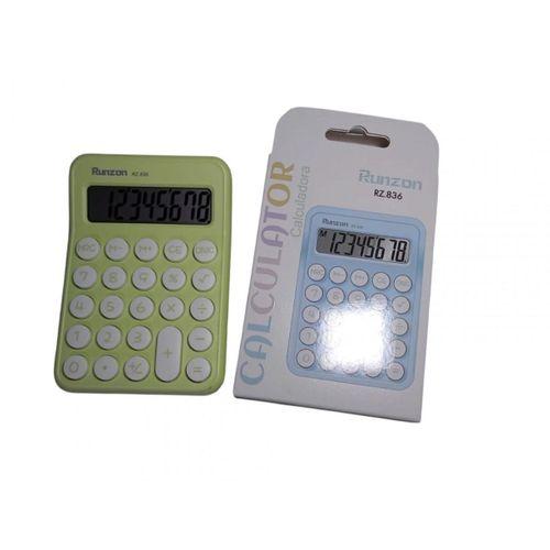 RUNZON FISTIK YEŞİLİ 8 HANE MİNİ MASAÜSTÜ HESAP MAKİNESİ