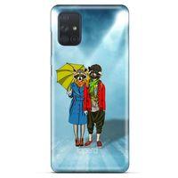 Samsung Galaxy M51 Kılıf FunnyMaX (47) Crystal Flex Kılıf Cam Göbeği