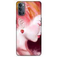 Oppo Reno 4 Uyumlu Kılıf Pembe Delisi (26) Tpu Silikon Kılıf Kiraz