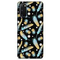 Samsung Galaxy S20 Kılıf Desenli Özel Seri Tüyler (26) Tpu Silikon Kılıf