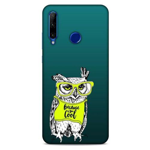Animax Cool Baykuş Huawei Honor 20 Lite Kılıf Desenli Silikon