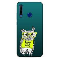 Animax Cool Baykuş Huawei Honor 20 Lite Kılıf Desenli Silikon