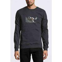 Nasa Astronaut Baskılı Füme Antrasit Erkek Sweatshirt