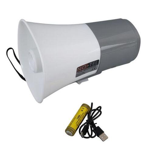 No-Tel 918L Bluetooth-Usb-Siren-Ses Kayıt Özelikli Dahili Bataryalı 25 Watt Mini El Tipi Megafon