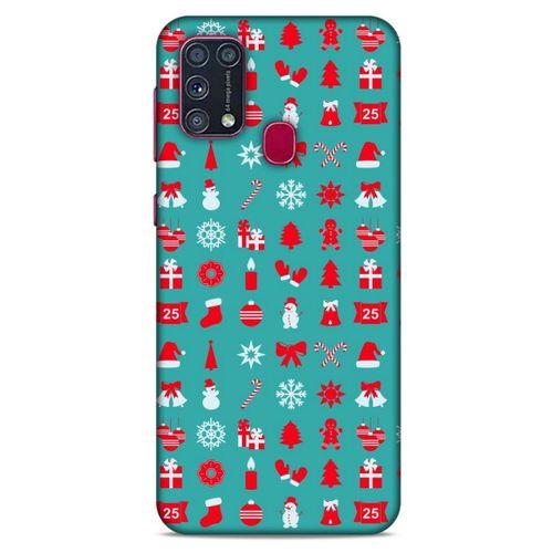 Yılbaşı Süsleri 13 Samsung Galaxy M31 Kılıf Silikon Kapak