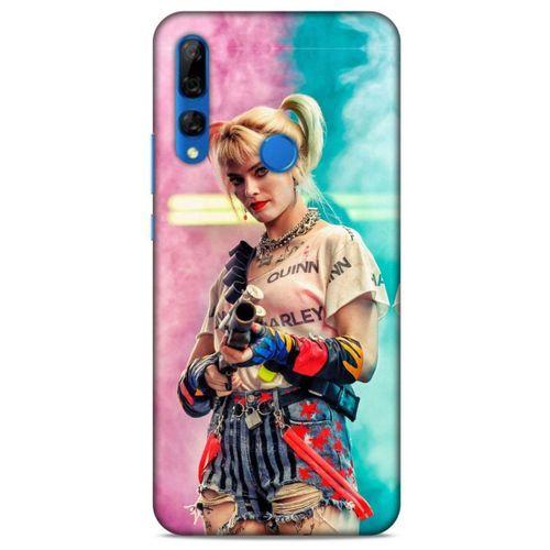 Huawei Y9 Prime 2019 Uyumlu Kılıf Harley Quinn (27) Tasarımlı Kılıf Kobalt mavisi