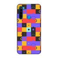 Xiaomi Redmi Note 8 Uyumlu Kılıf Insomnia (37) Silicone Cover Mor Sarı