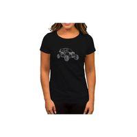 Can Am Off Road Siyah Kadın Tişört