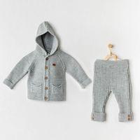 Knitwear 2'li Triko Takım Grey Melange