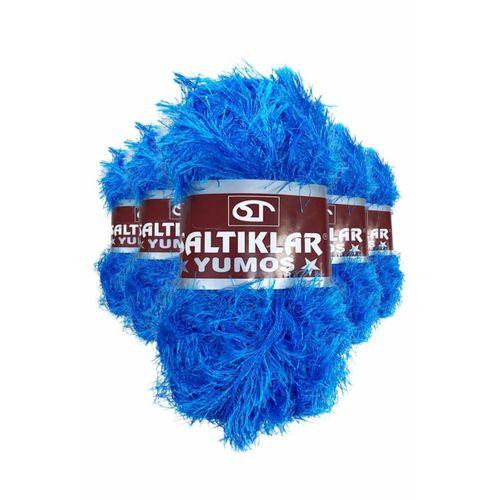 5 Adet Yumoş Sakallı El Örgü Ipi Yünü 03