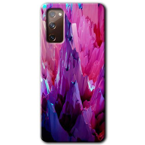 Galaxy S20 FE Kılıf HD Desen Baskılı Arka Kapak - Abstraction Sharp + Kırılmaz Cam