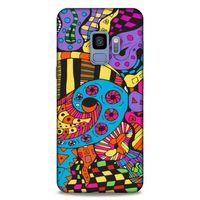 Lopard Samsung Galaxy S9 Uyumlu Kılıf Soyut Sanat (23) Baskılı Ultra Koruma Kılıfı