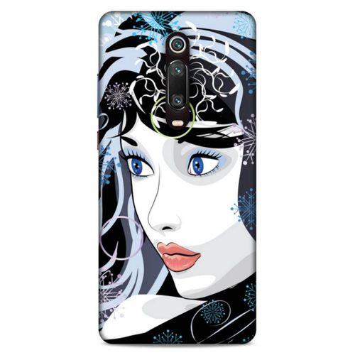 Lopard Xiaomi Mi 9T Pro Uyumlu Kılıf Sürreal Yüzler ♀ (22) Tam Koruma Kılıfı Desenli