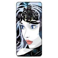 Lopard Xiaomi Mi 9T Pro Uyumlu Kılıf Sürreal Yüzler ♀ (22) Tam Koruma Kılıfı Desenli